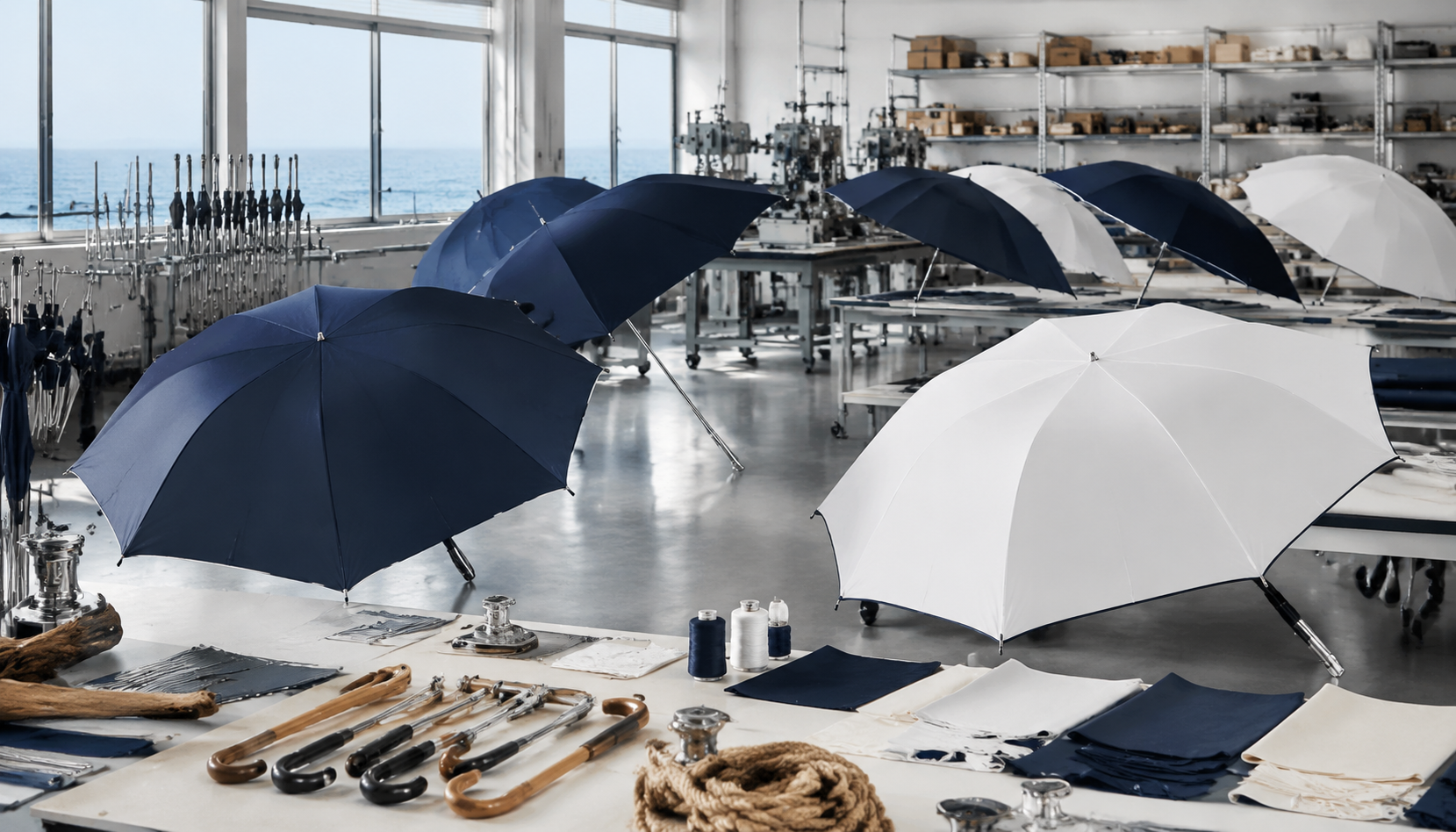 Branded Umbrellas for Cruise Lines and Marine Tourism