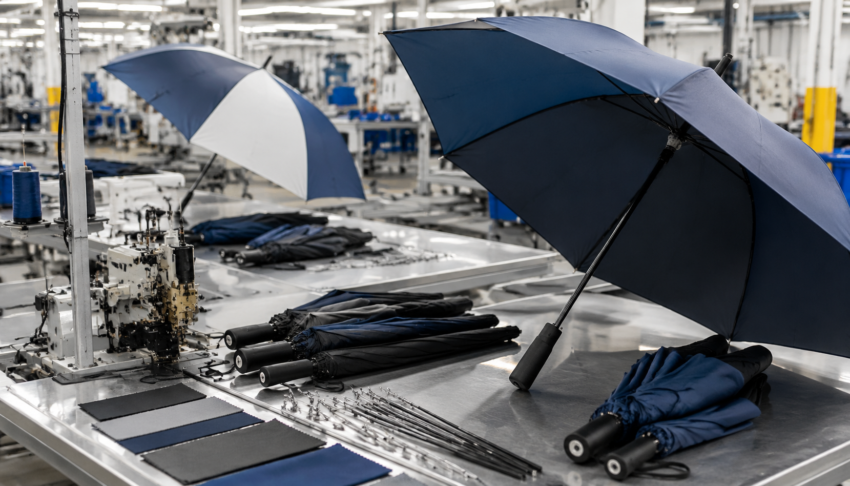 Branded Umbrellas for Insurance Adjusters and Restoration Crews