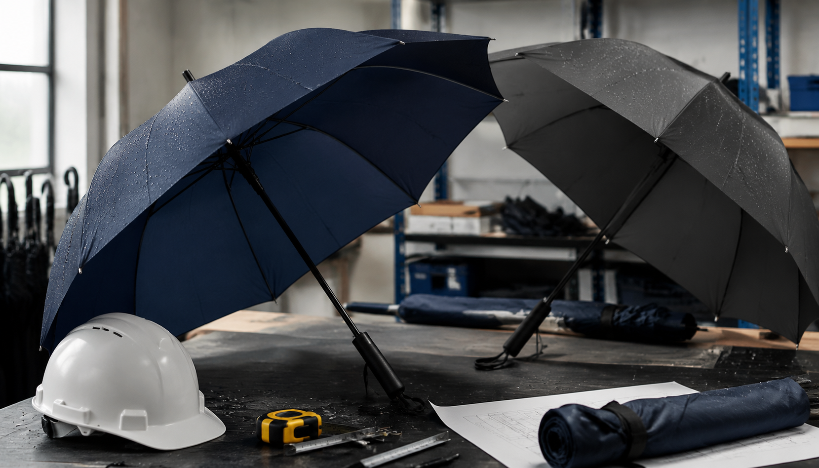 Branded Umbrellas for Insurance Claims Field Teams