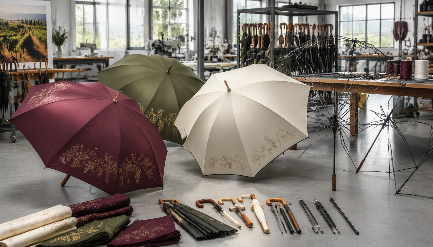 Branded Umbrellas for Wineries, Vineyards, and Tastings