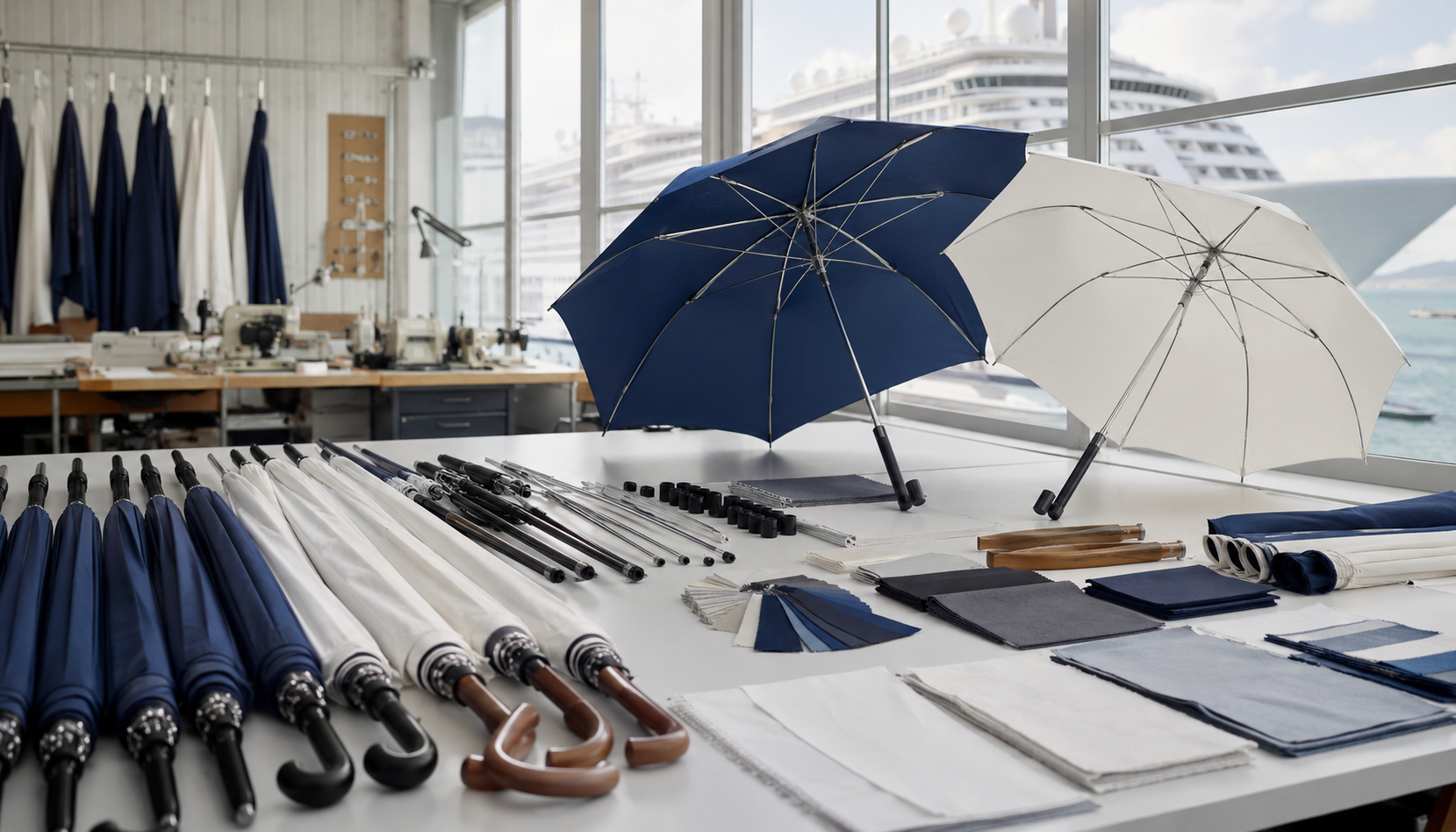 Cruise Line Umbrellas for Shore Excursions, Deck Use, and Retail