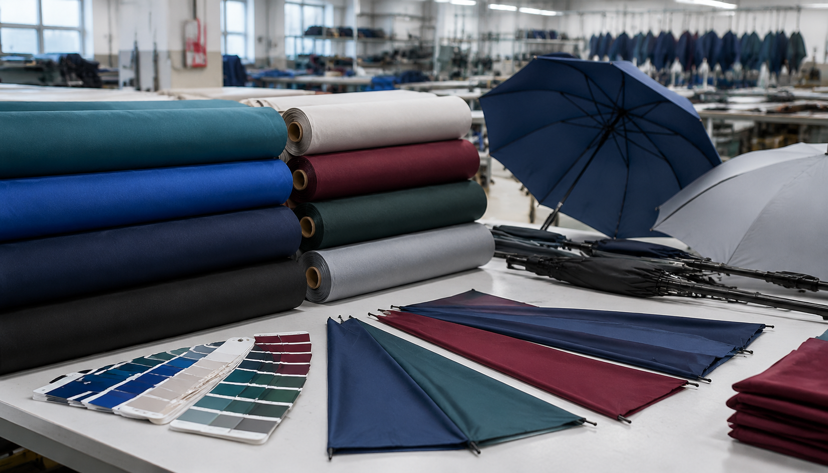 Custom-Dyed Umbrella Fabric for Consistent Brand Programs