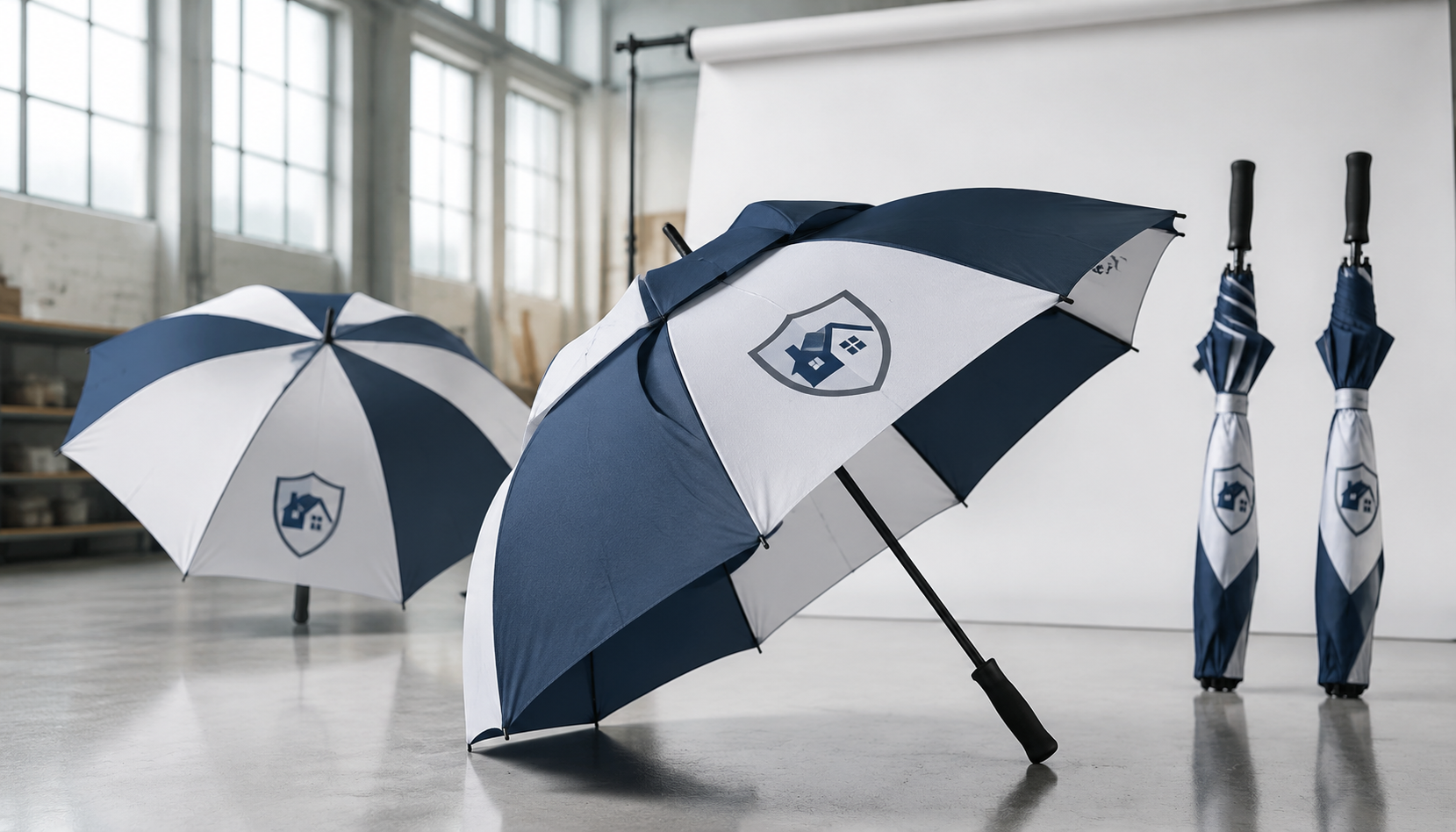 Custom Umbrellas for Insurance Claims and Adjuster Teams