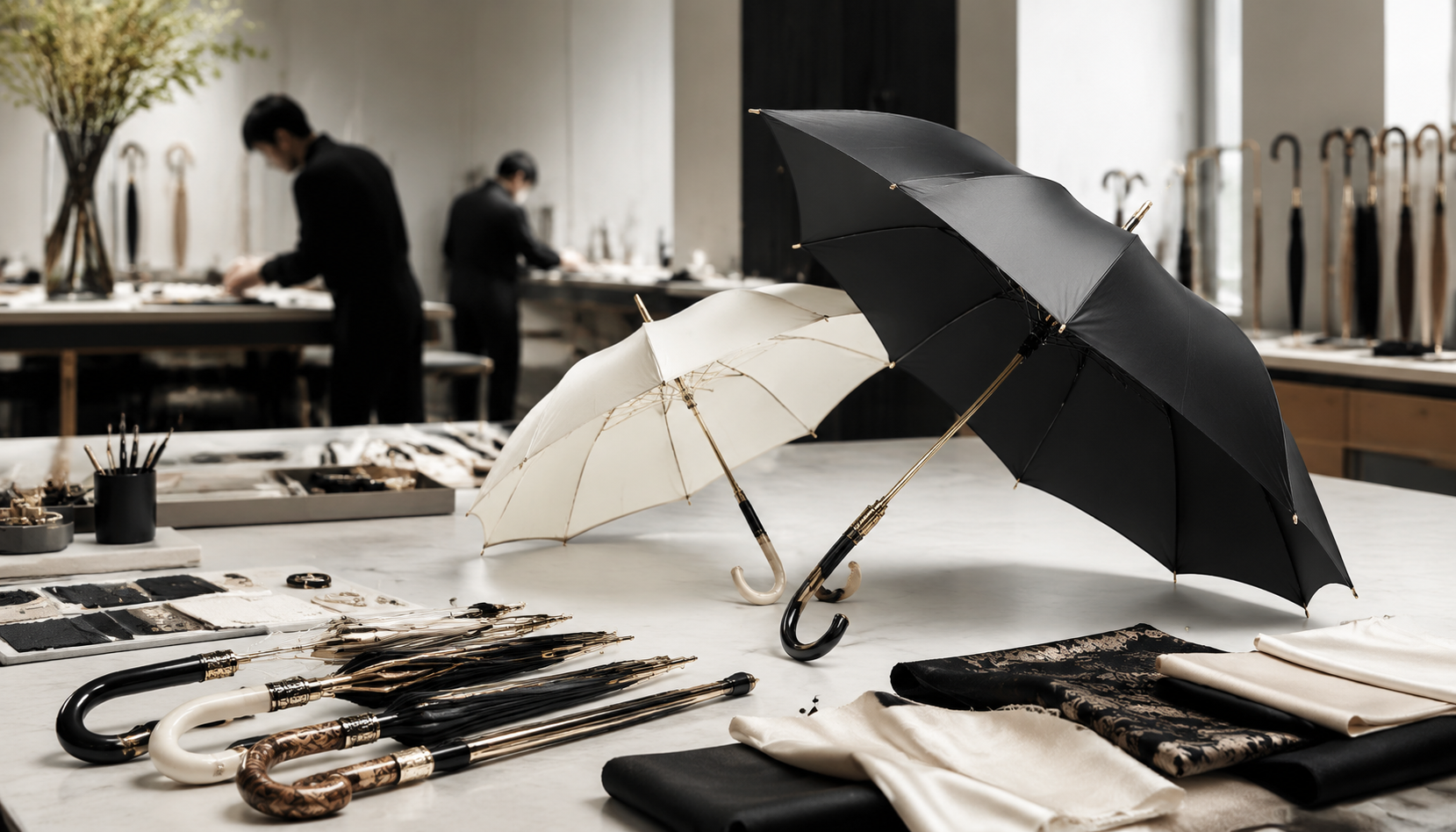 Custom Umbrellas for Luxury Retail and Fashion Brands