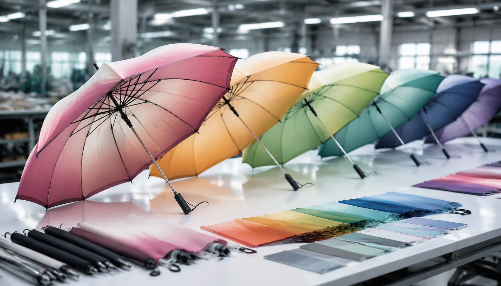 Gradient Umbrella Printing for Branded Campaign Canopies