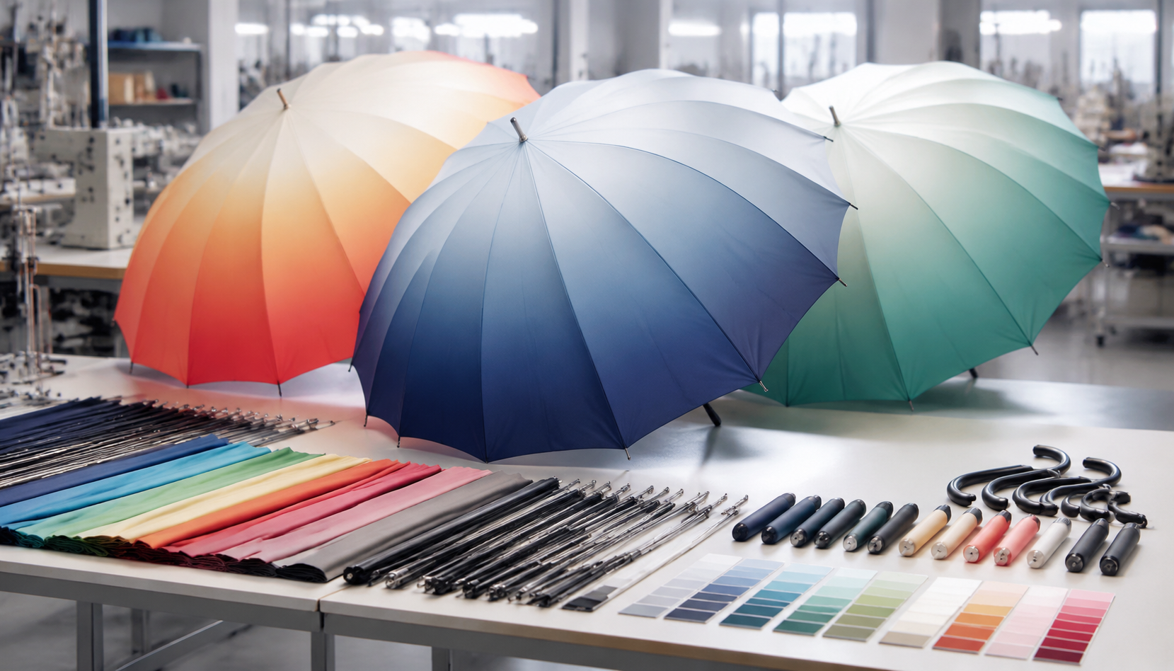 Gradient Umbrella Printing for Retail and Event Campaigns