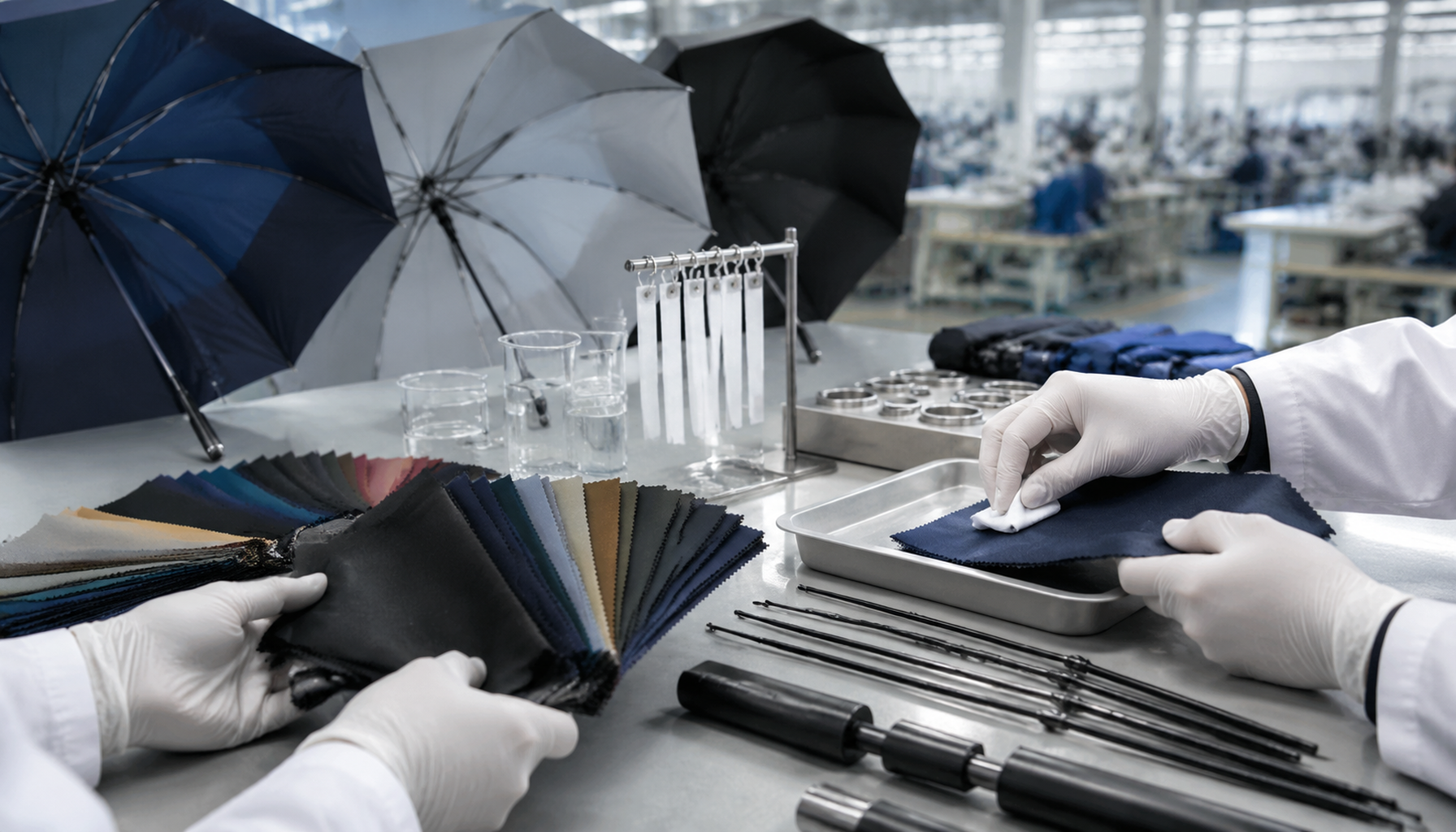 How Umbrella Factories Control Colorfastness and Dye Migration