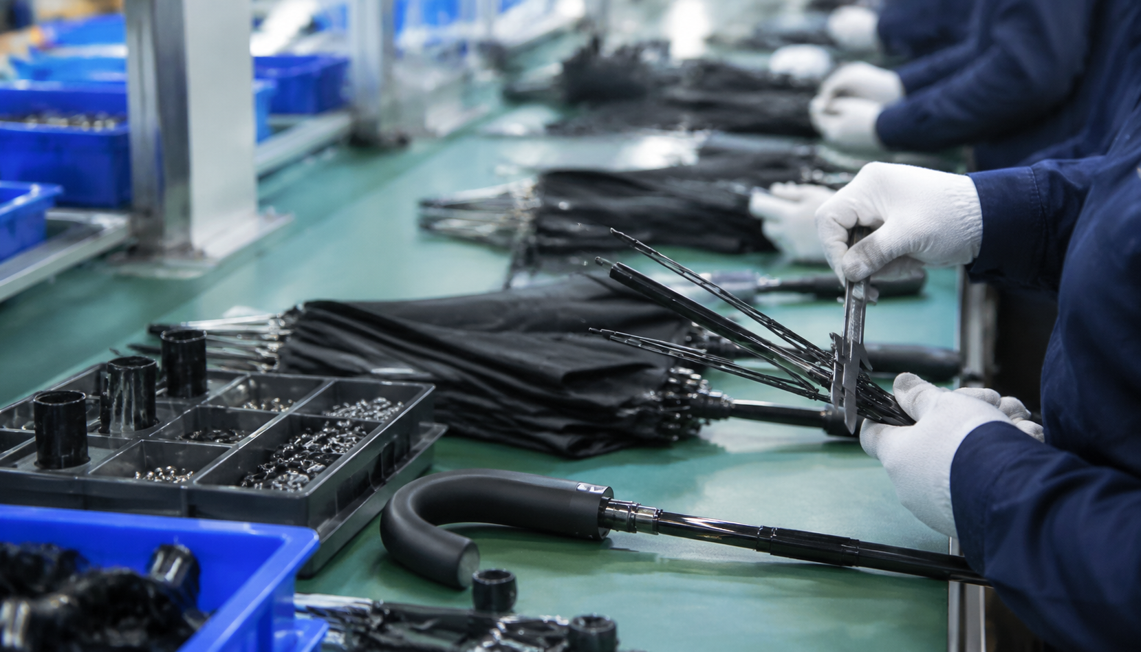 Inline Umbrella Assembly QC Gates Before Final Inspection