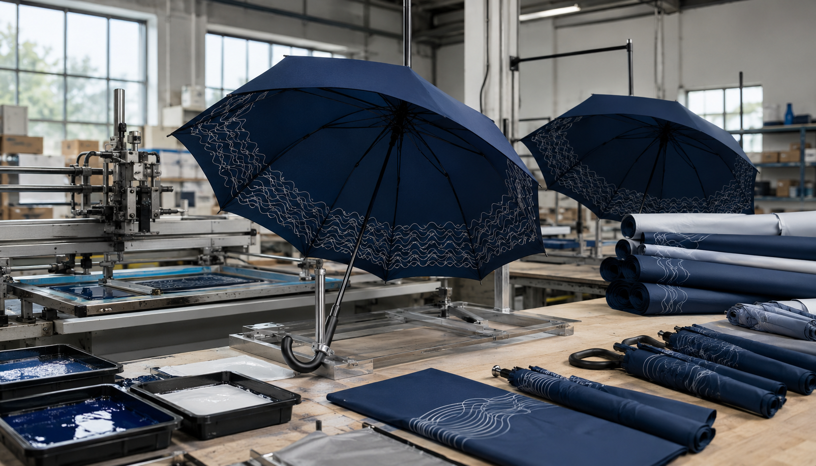 Inside-Canopy Umbrella Printing for Branded Campaigns