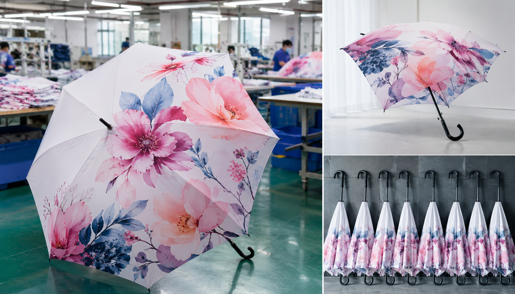 Photo-Real Umbrella Printing for Launch and Event Branding