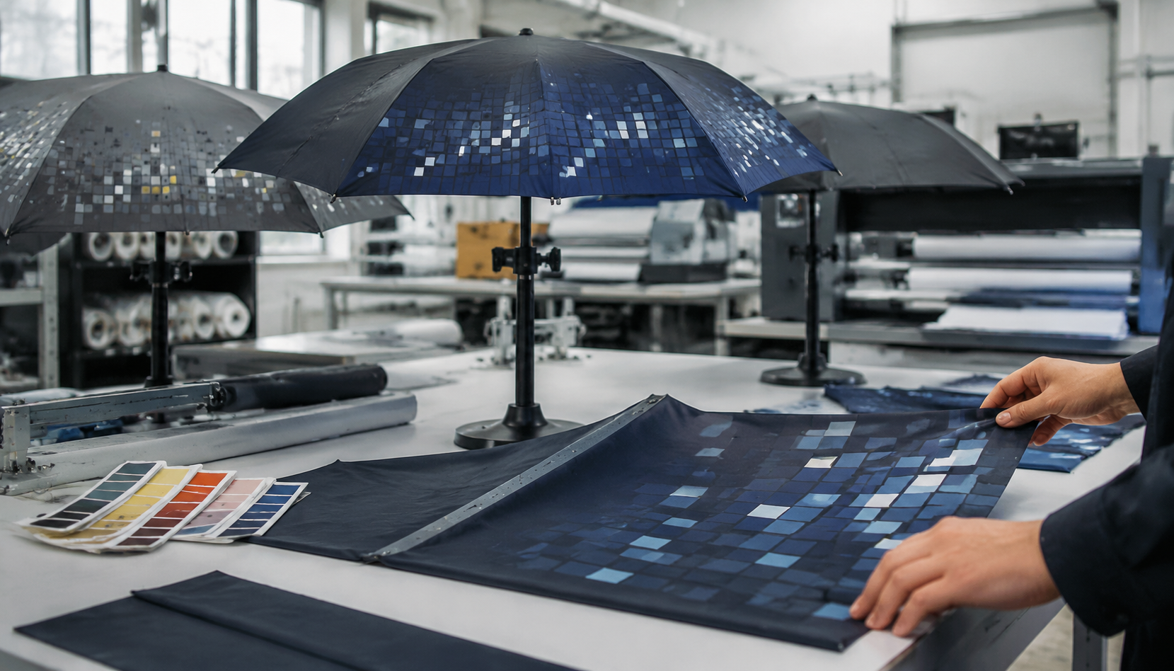 QR Code Printing on Branded Umbrellas for Event Campaigns