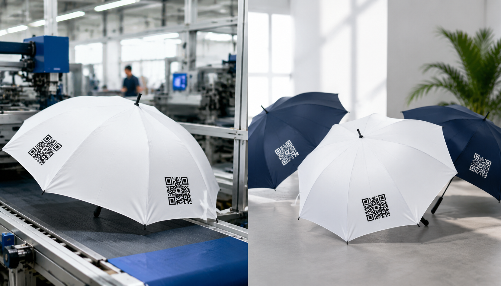 QR Code Printing on Branded Umbrellas for Event Tracking