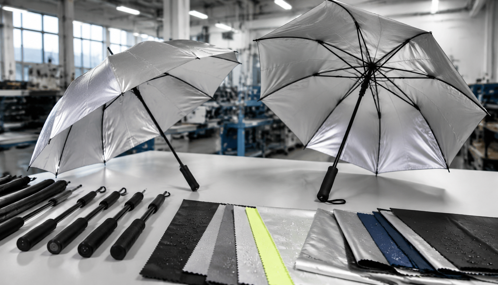 Reflective Safety Umbrellas for Commuter and Campus Buyers