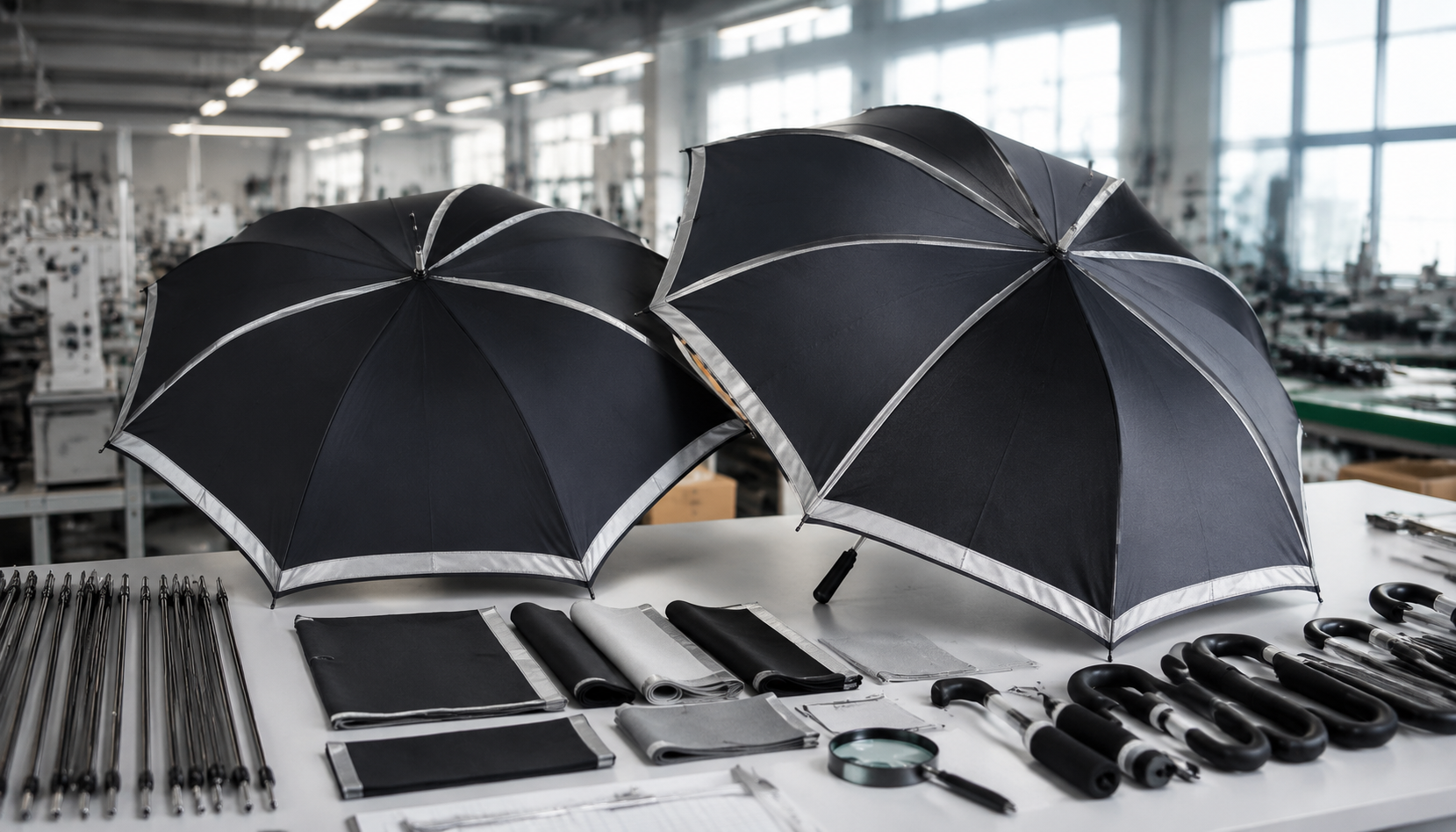Reflective Safety Umbrellas for Corporate and Event Buyers