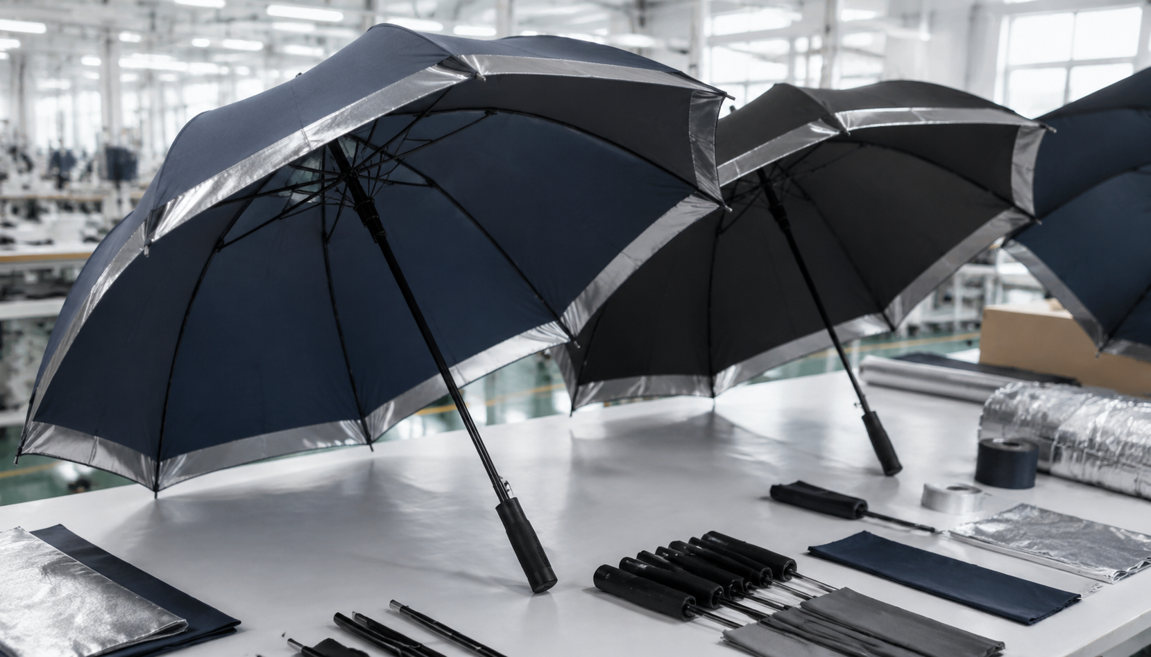 Reflective Safety Umbrellas for Corporate and Event Programs