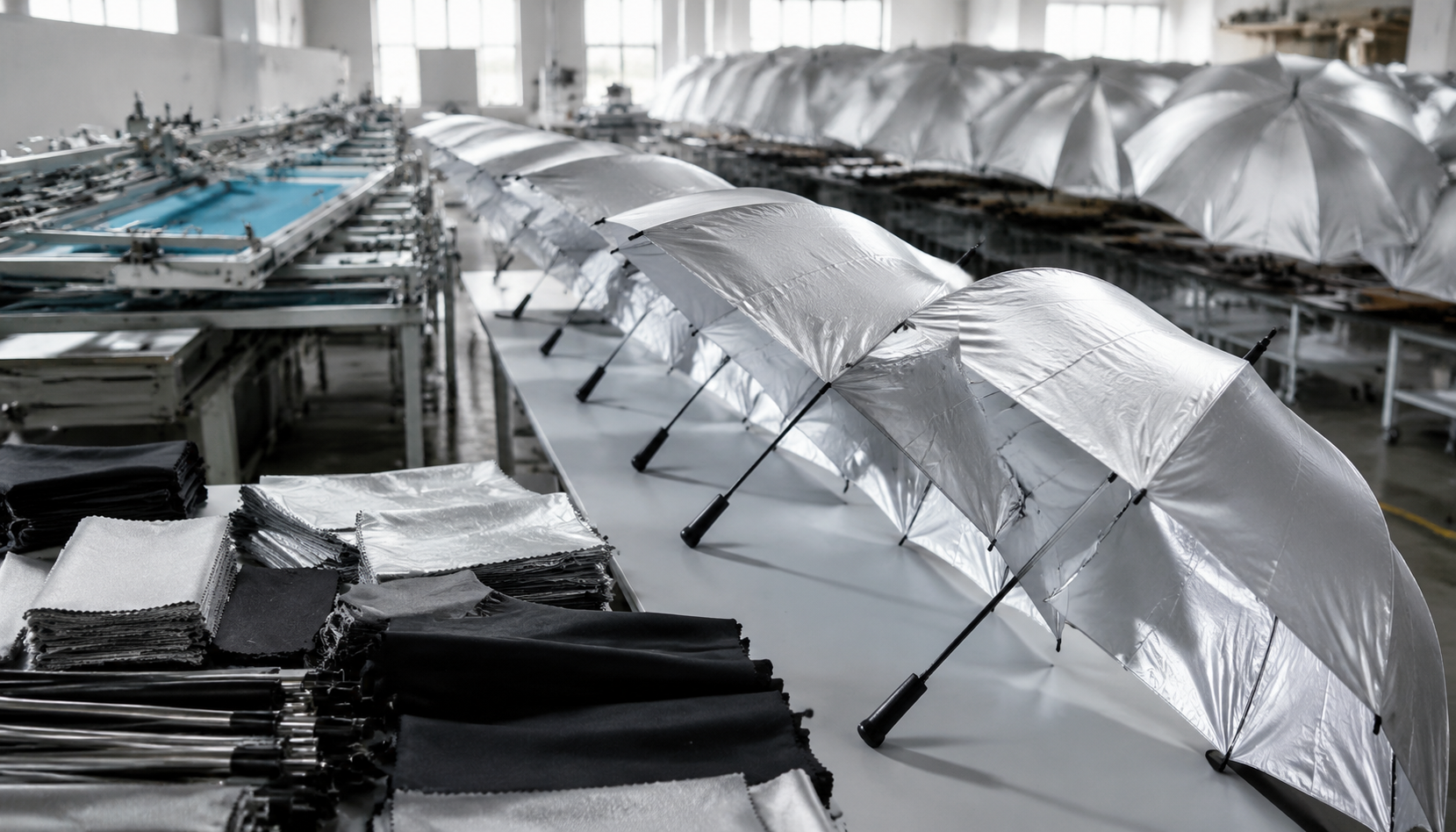 Reflective Umbrella Printing for Nighttime Brand Visibility