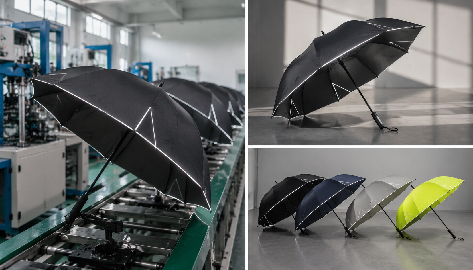 Reflective Umbrella Printing for Safety-Focused Branding