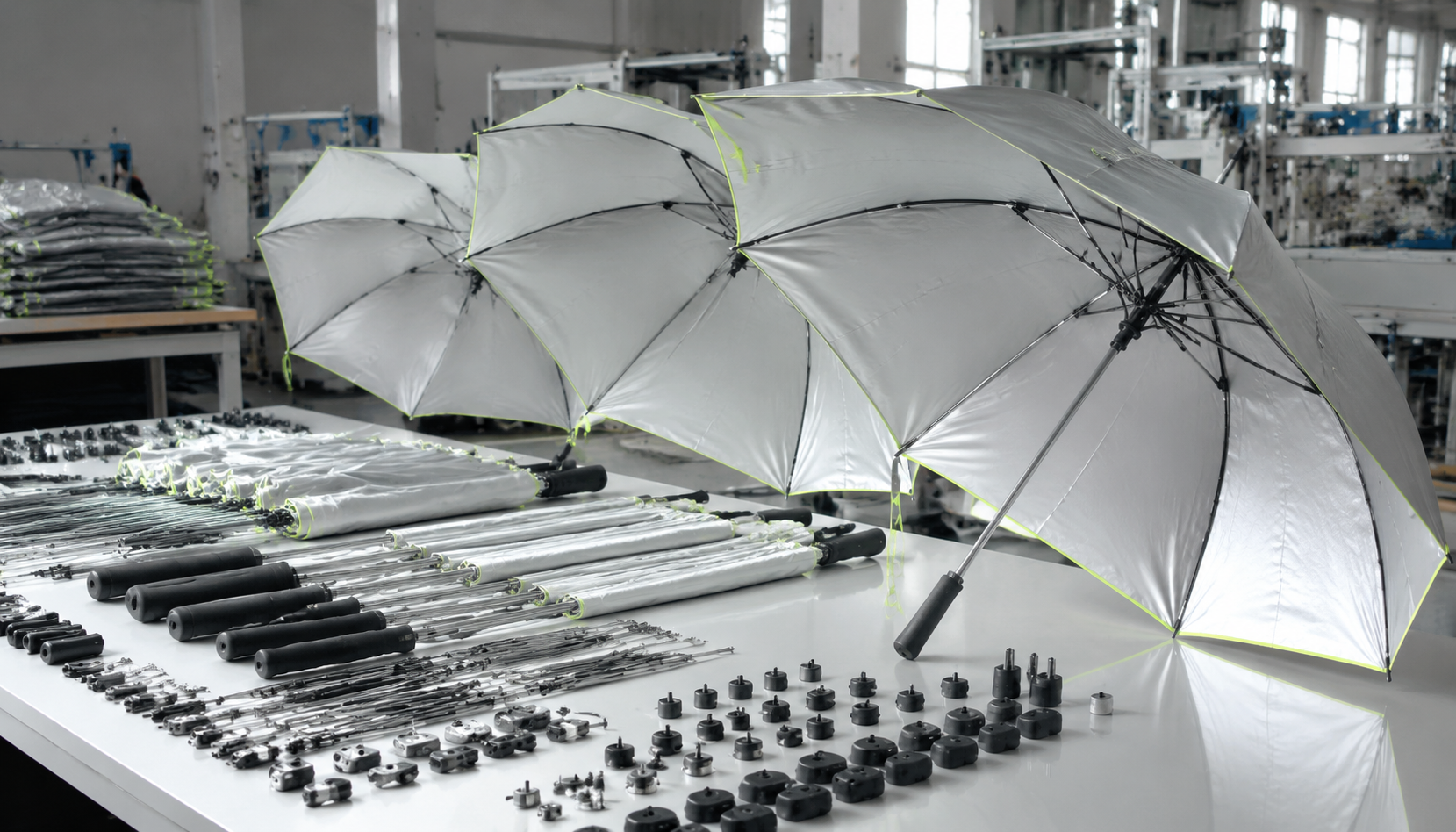 Reflective Umbrellas for Commuter and Event Safety Programs