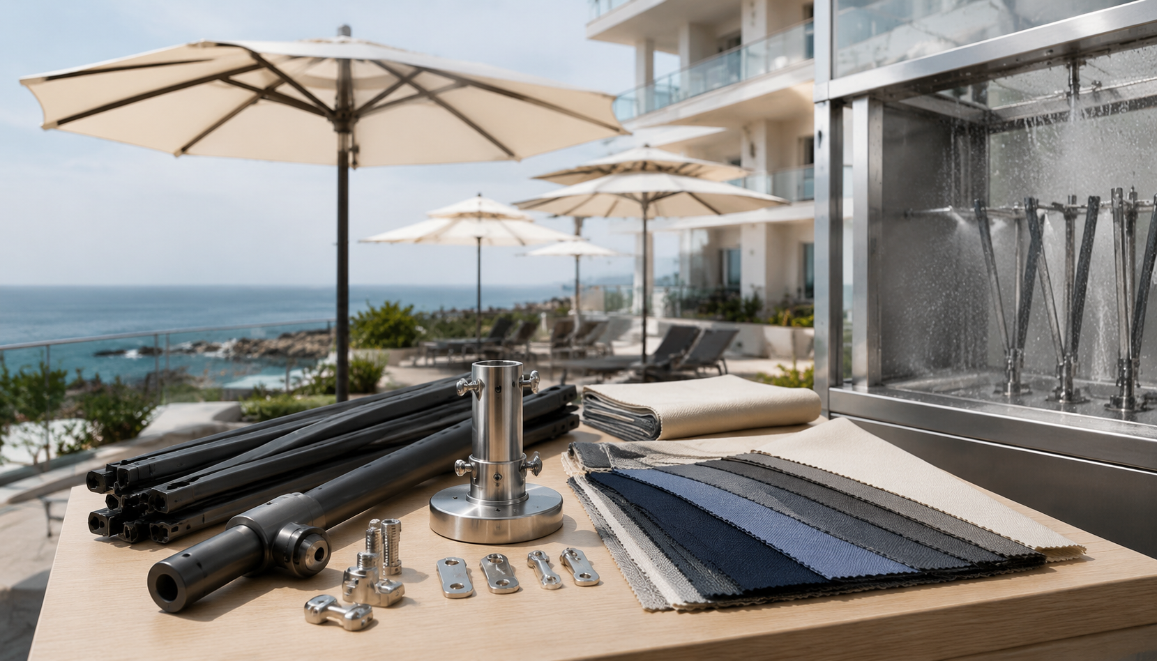 Salt-Air Resistant Umbrellas for Coastal Hospitality Buyers
