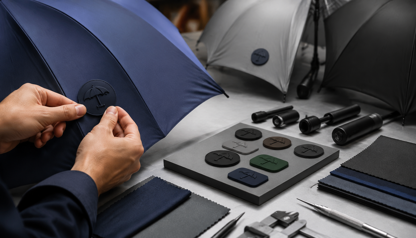 Silicone Patch Branding for Premium Umbrella Programs
