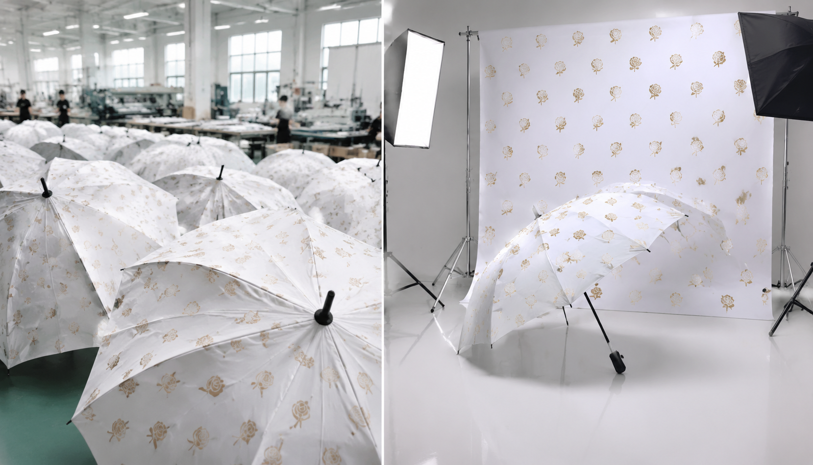 Step-and-Repeat Umbrella Prints for Event Brand Backdrops