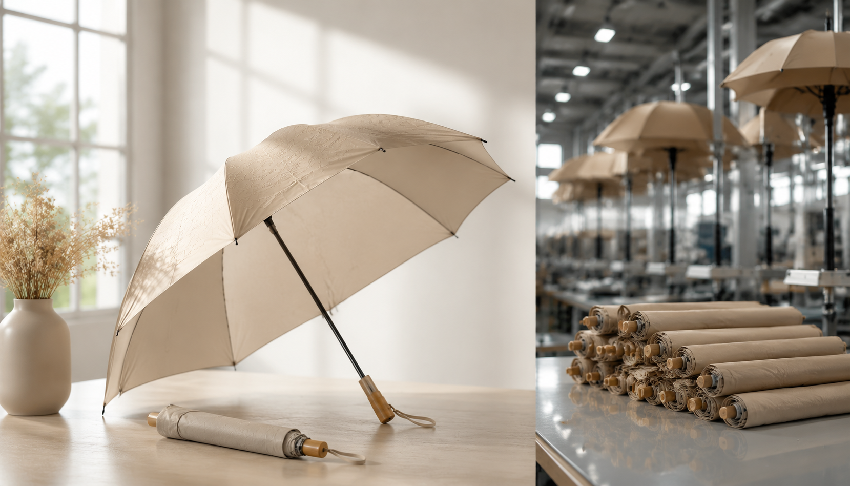 Tone-on-Tone Umbrella Branding for Premium Private Labels