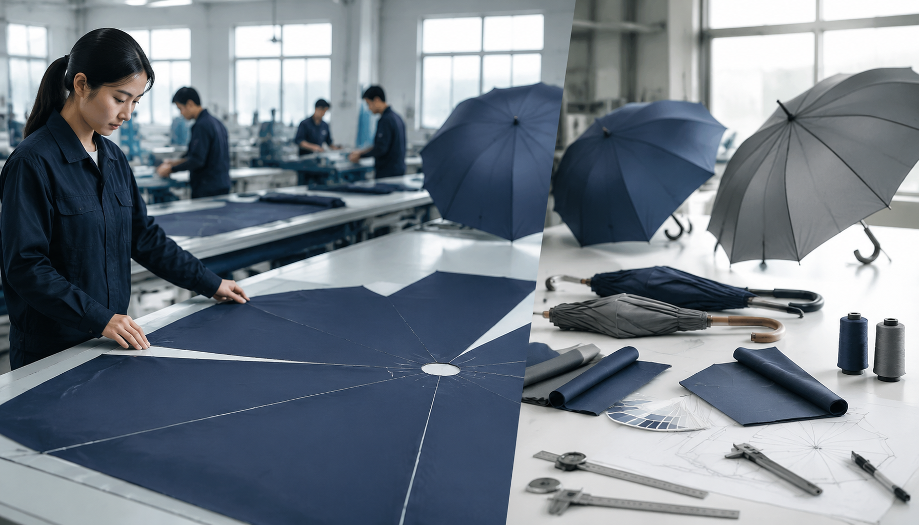 Umbrella Canopy Cutting Tolerances for Bulk OEM Production