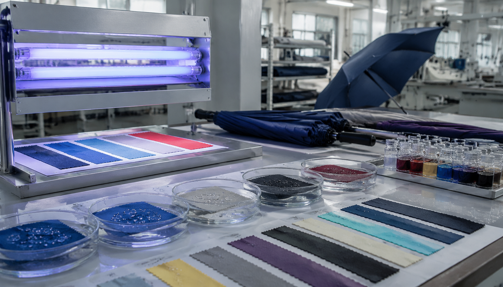 Umbrella Fabric Colorfastness Tests for Branded Orders