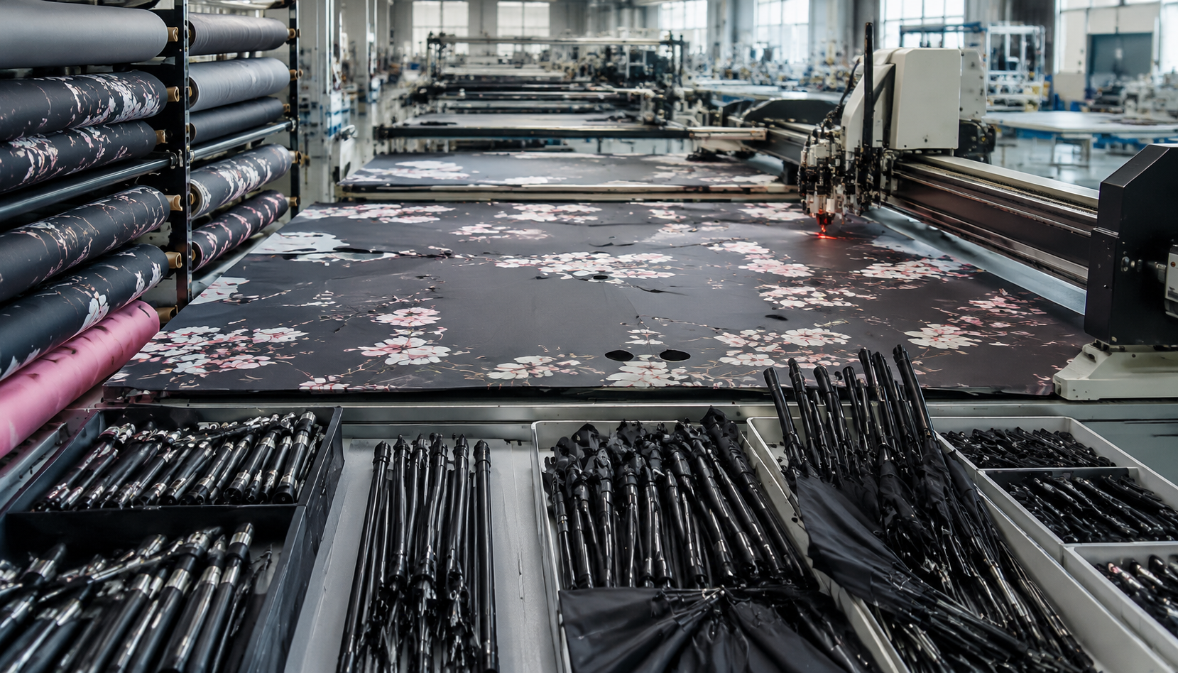 Umbrella Fabric Cutting and Marker Planning for OEM Lots