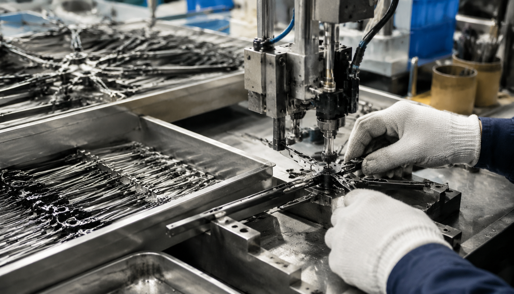Umbrella Frame Riveting Process Control for Bulk Orders