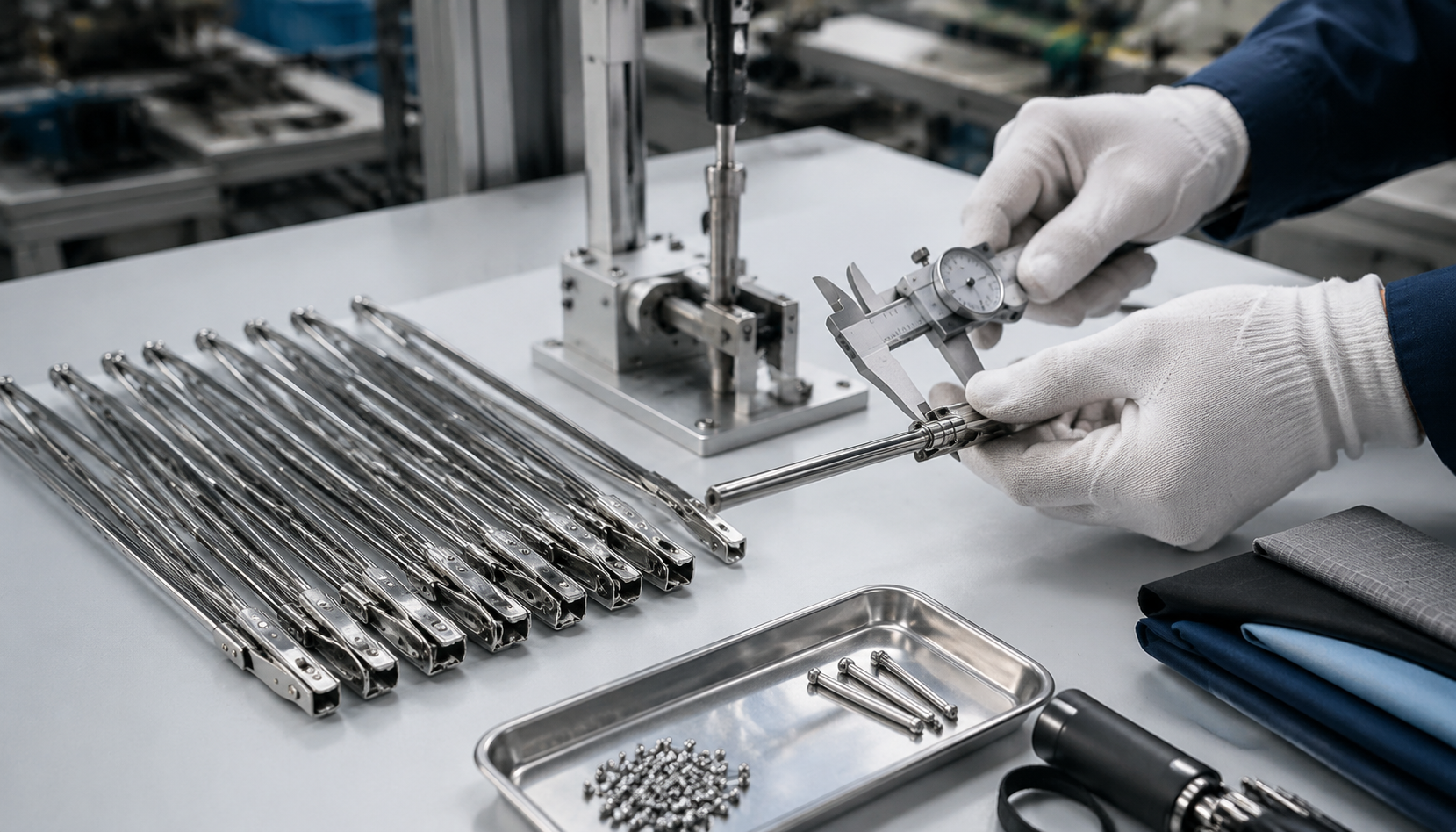 Umbrella Frame Riveting Quality: Tolerances and Pull Tests