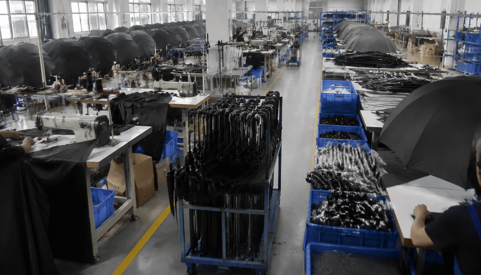Umbrella Production Line Balancing for Bulk OEM Orders