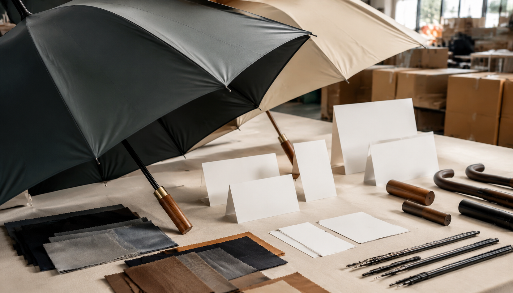 Umbrella Retail Insert Cards for Brand Storytelling