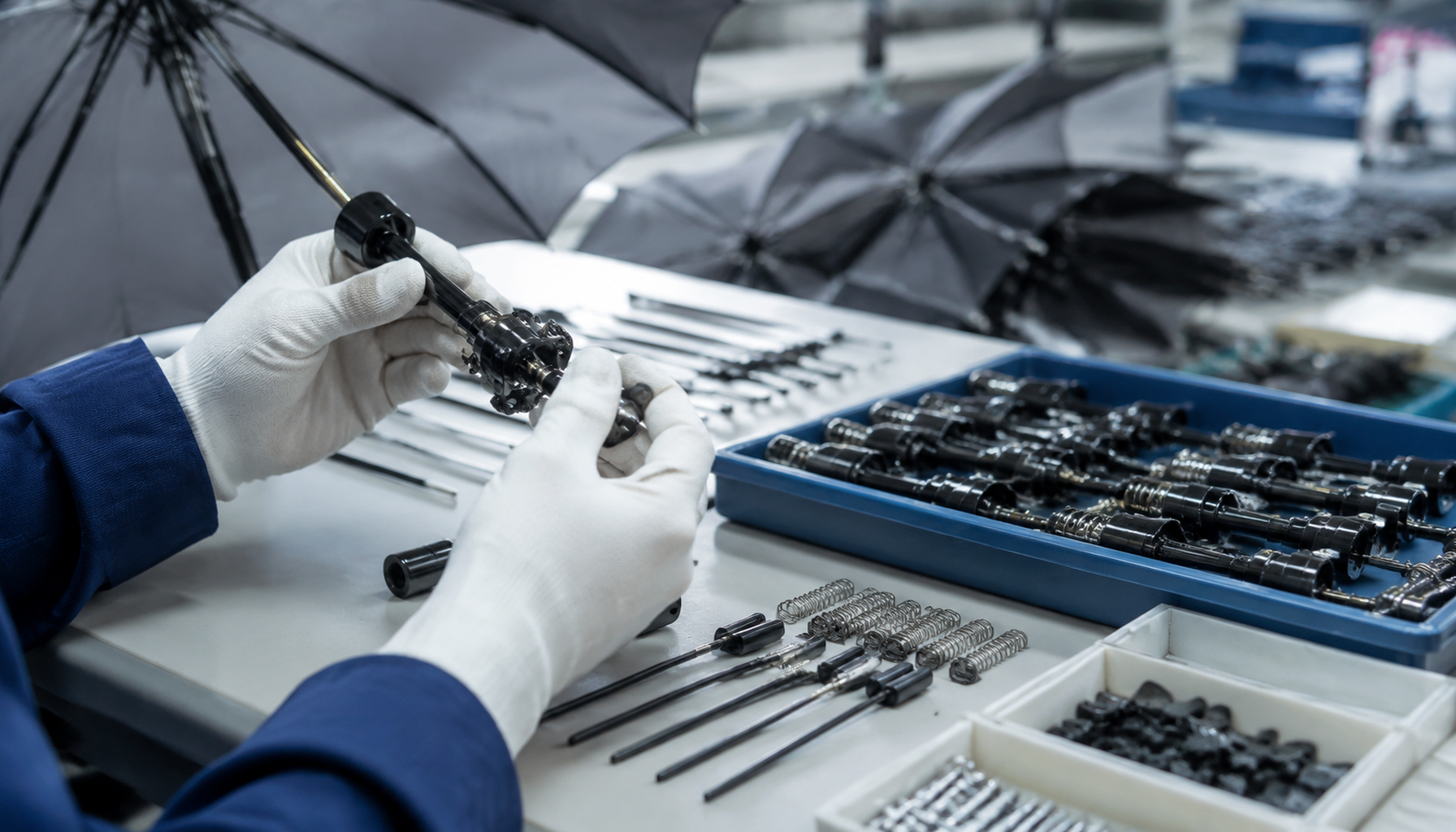 Umbrella Runner Assembly Quality for Auto-Open Orders