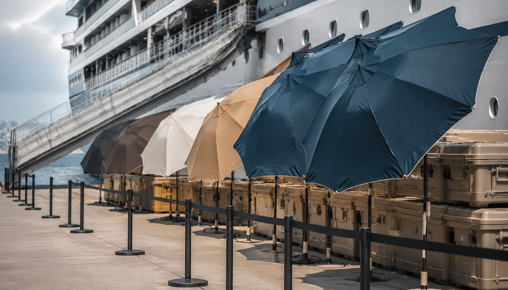 Umbrellas for Cruise Lines and Shore Excursion Programs