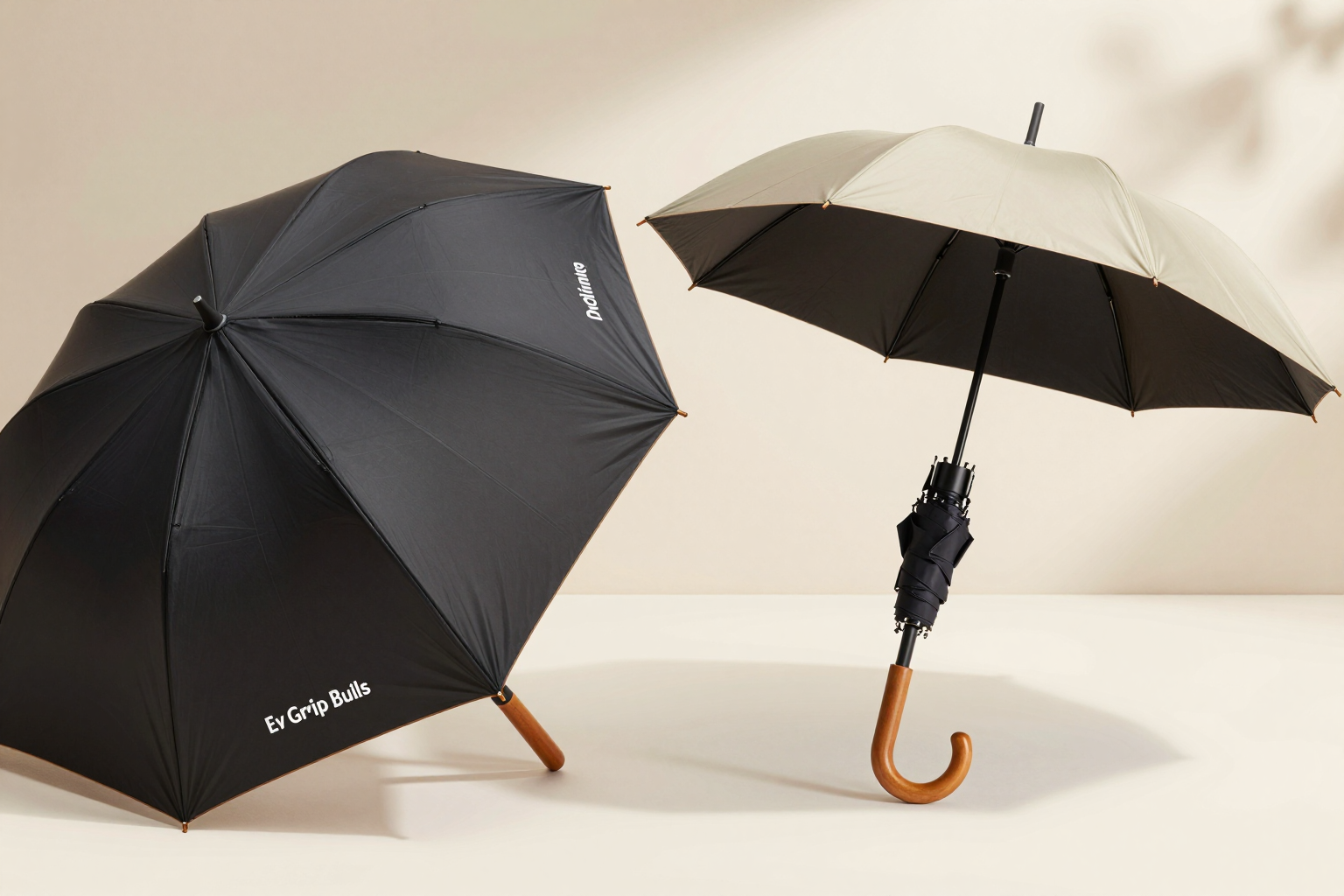 Wooden Handle Umbrellas vs EVA Grip Builds for Brand Lines